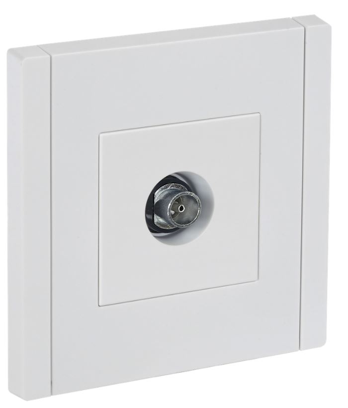 

Розетка телевизионная оконечная IEK FP-A10-O-K01 FORTE&PIANO FP228 белый, FP-A10-O-K01