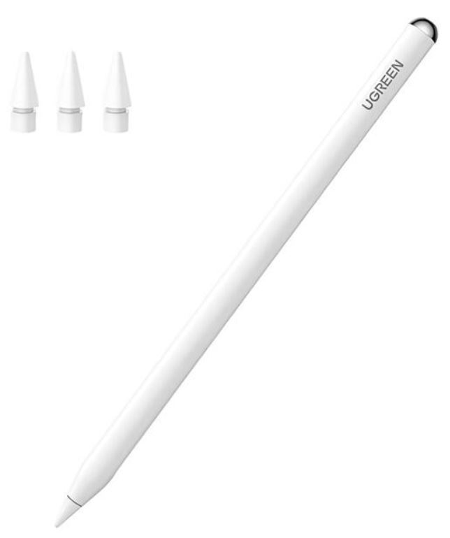 

Стилус UGREEN LP707 35834_ Smart Pen for iPad With USB-C &Magnetic Charging. Цвет: белый, LP707