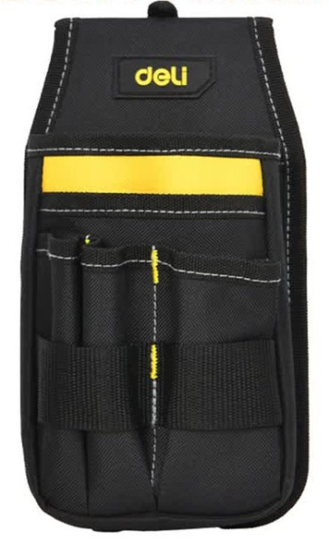 Изображение товара Поясная сумка для инструмента Deli DLP11 легкая и удобная монтажная сумка