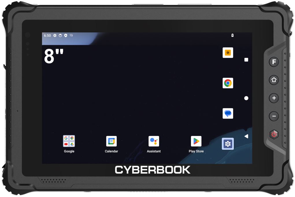 

Планшет защищенный CyberBook T1885Q 8" 1920*1200, 8ГБ, 128ГБ, WiFi, BT, LTE, GPS/ГЛОНАСС, NFC, камера фронтальная 5Мп, тыловая 13Мп, mini HDMI, USB 3., T1885Q