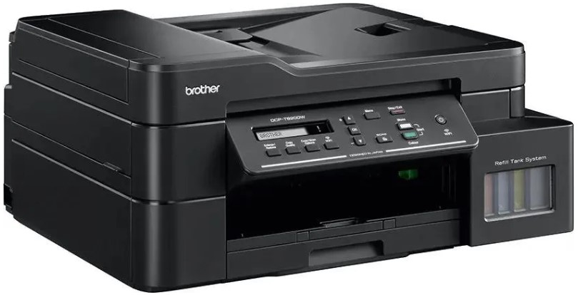 

МФУ Brother DCP-T820W DCPT820DWR1 А4, цветной струйный, 17/16,5 стр/мин, 128Мб, дуплекс, ADF20,WiFi,LAN, обх.лоток 80л, старт.картр.2xBK,1xCMY, DCP-T820W
