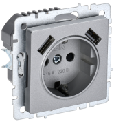 фото Розетка с заземлением IEK BR-R14-16-U21-D21-K47