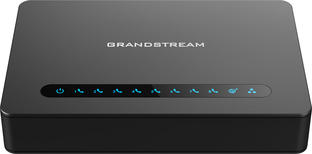 

Адаптер IP-телефонии Grandstream HT-818 аналоговый телефонный SIP, 8 портов FXS, 2 порта Ethernet 10/100/1000, HT-818