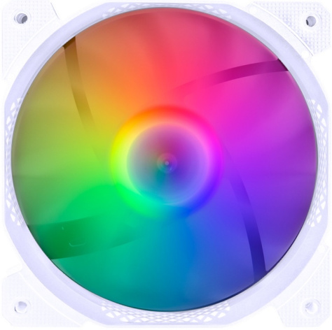 Изображение товара Вентилятор 1STPLAYER F1 White 120x120 мм для корпуса ПК с RGB подсветкой