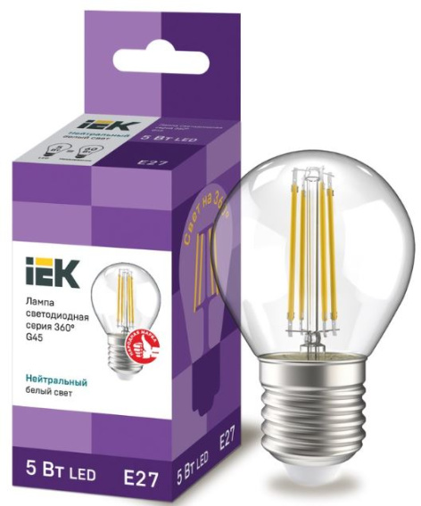 фото Лампа светодиодная IEK LLF-G45-5-230-40-E27-CL в Перми