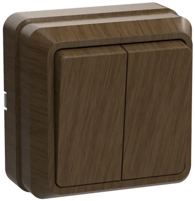 

Выключатель IEK EVO20-K04-10-DC 2-кл. ОП Октава 10А IP20 ВС20-2-0-ОД дуб, EVO20-K04-10-DC