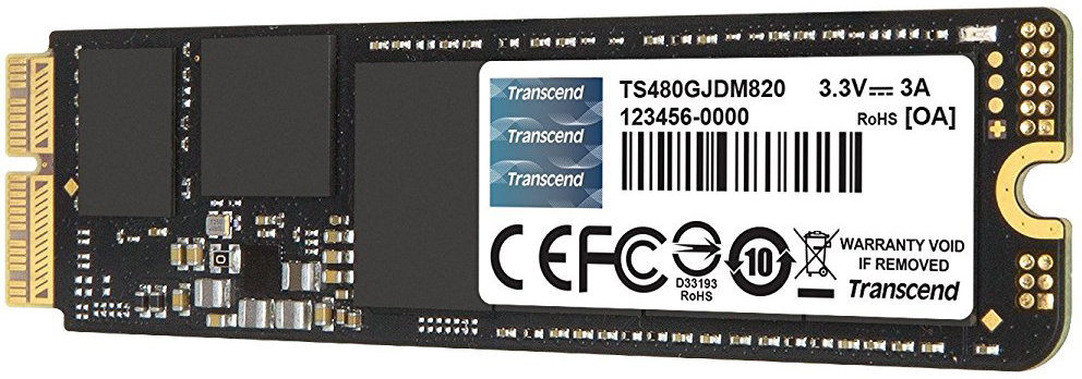 

Накопитель SSD M.2 2280 Transcend TS480GJDM825 JetDrive 825 480GB Набор для апгрейда с для компьютеров Apple, PCIe Gen3 x2, 480 Гб (+ внеш. корпус с T, TS480GJDM825
