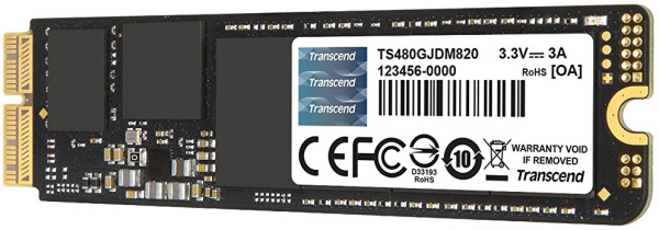 фото Накопитель SSD M.2 2280 Transcend TS480GJDM825 в Челябинске 480 ГБ