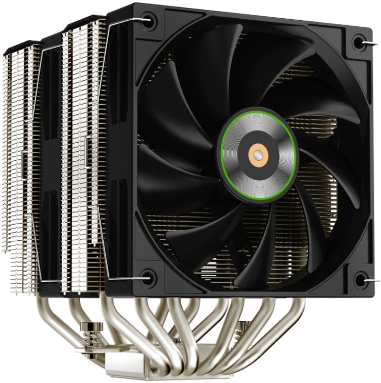 

Кулер Xastra AX620 LGA1851/1700/1200/115X/AM5/AM4 (TDP 270W, 2*120mm, 600-2000rpm, 85.5CFM, 32.9dBa, 4-pin PWM) RET, AX620