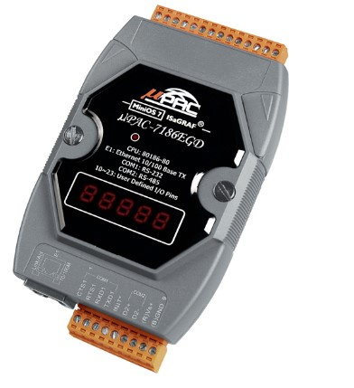 Изображение товара Коммутатор ICP DAS uPAC-7186EGD-G CR с Ethernet и RS-232/RS-485