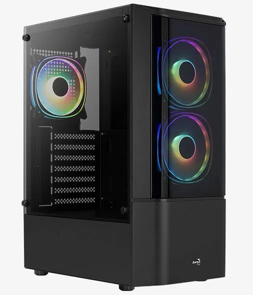 

Корпус ATX AeroCool Quantum-G-BK-v2 4710562758511 черный, без БП, боковая панель из закалённого стекла, 2*USB 3.0, 1*USB 2.0, audio, Quantum-G-BK-v2