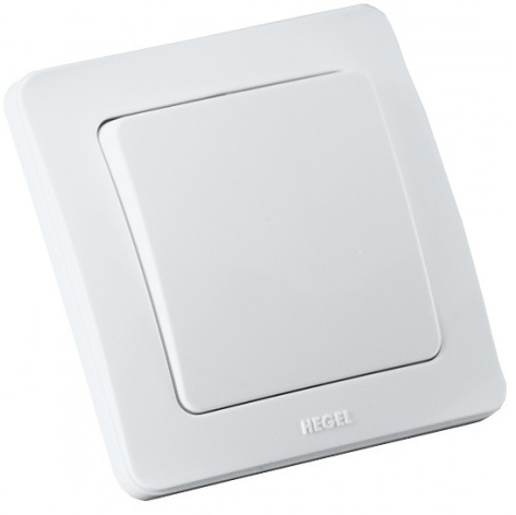 Изображение товара Переключатель одноклавишный HEGEL ВС16-361 для освещения