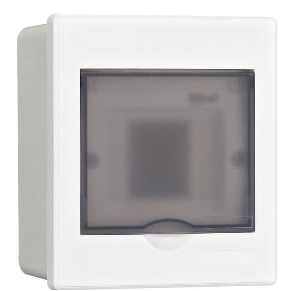 

Щит распределительный встраиваемый DEKraft 31050DEK прозрачная дверь 1 ряд 4 мод. IP41 ЩРВ-П, 31050DEK