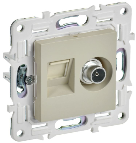 Изображение товара Мультимедийная розетка SKANDY SK-AK20-1-K10 для встраивания