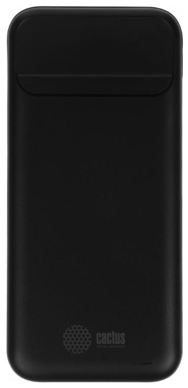 

Аккумулятор внешний портативный Cactus CS-PBFSCA-10000_MAK 10000mAh 4.5A 2xUSB-A/USB-C черный, CS-PBFSCA-10000_MAK