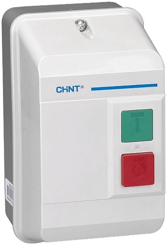 

Пускатель электромагнитный CHINT 496402 в корпусе NQ3-5.5P 0.62-1А AC220В IP55, 496402
