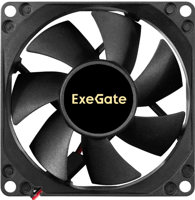 

Вентилятор для корпуса Exegate 12В DC ExtraSilent ES08025H2P EX299876RUS 80mm, 1900rpm, 19dBa, 12В DC ExtraSilent ES08025H2P