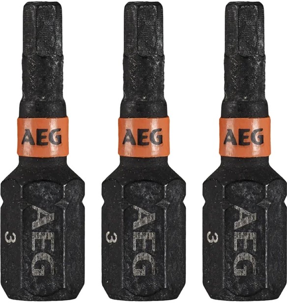 

Бита AEG AAK253H3 4932479177 ударные 3шт. HEX 3х25mm, AAK253H3
