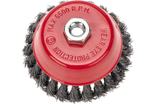 Изображение товара Щетка чашечная для УШМ KRANZ KR-91-1235 125мм стальная