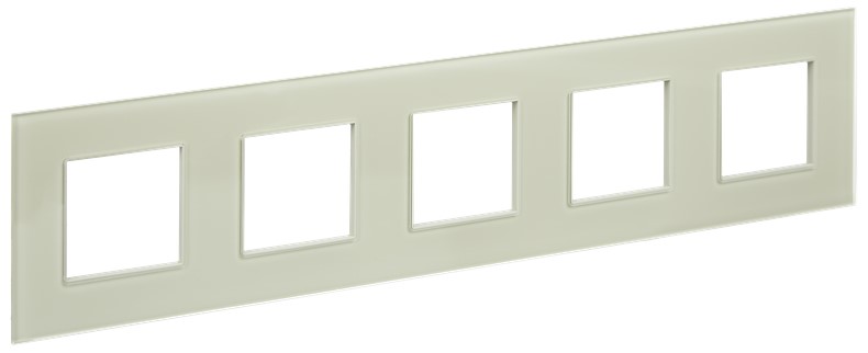 

Рамка пятерная IEK SK-M52-G-K10 SKANDY SK-F25B стекло бежевая, SK-M52-G-K10