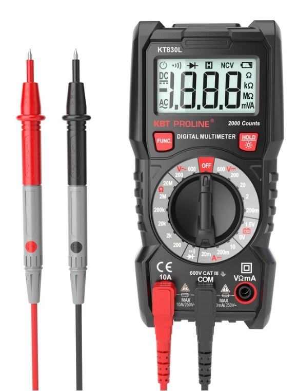 

Мультиметр цифровой КВТ 79127 KT 830L серия PROLINE, 79127
