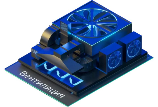 Изображение товара nanoCAD BIM Вентиляция Локальная лицензия для Linux 1 пользователь