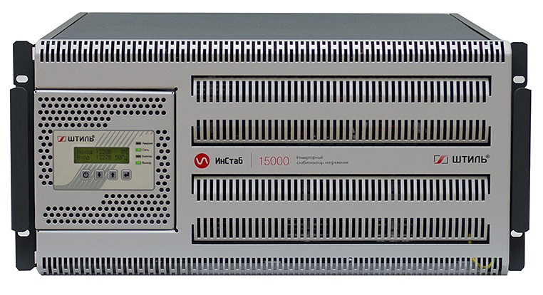 

Стабилизатор Штиль ИнСтаб IS3315RT 15кВА/13.5кВт, трехфазный, инверторный, испол. вертикальное/горизонтальное, IP20, ЖК-дисплей, светодиодная индикаци, ИнСтаб IS3315RT