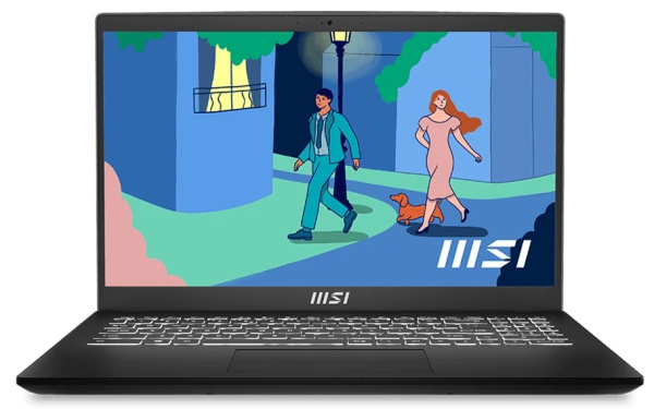 фото Ноутбук  MSI Modern 15 B7M-473XRU в Уфе 15.6 ", Ryzen 5, 16 Гб RAM, 1 Тб SSD, Radeon Graphics, Черный