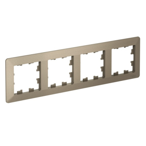 Изображение товара Рамка Systeme Electric AtlasDesign Air для 4 постов, Шампань
