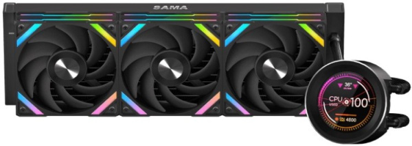 Изображение товара Система охлаждения SAMA Q60 для процессоров до 300 Вт совместимость с множеством сокетов