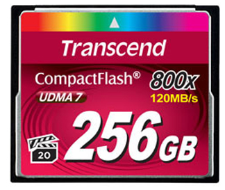 

Карта памяти 256GB Transcend TS256GCF800 Compact Flash 800x, TS256GCF800