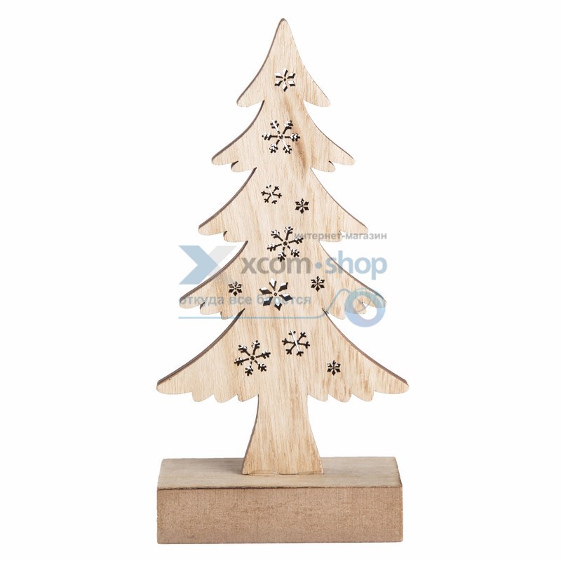 

Фигура светодиодная NEON-NIGHT 504-011 елочка, деревянная с подсветкой, 9*5*19 см, 504-011