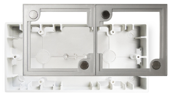 Изображение товара Комплект для настенной установки Ecler WPa2SMBOX 2 панели монтажный