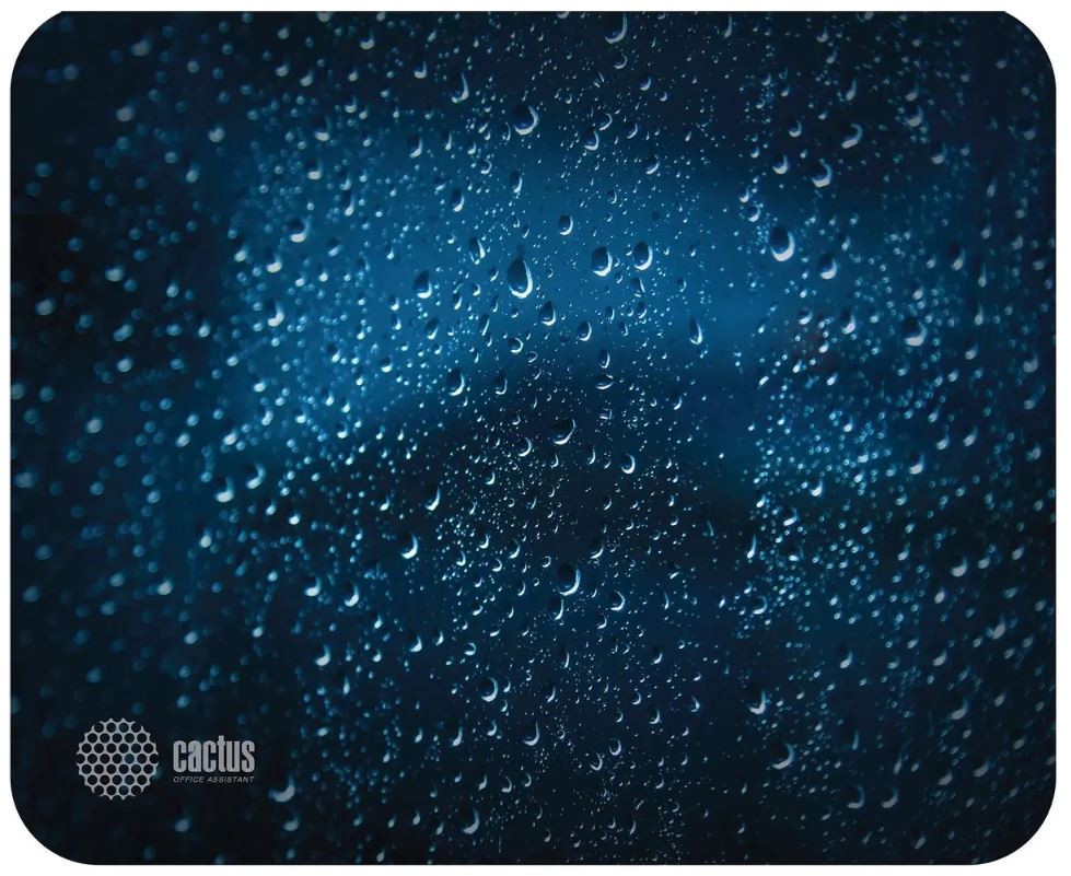 

Коврик для мыши Cactus CS-MPC-P05XS Water Drops 220x180x2мм, CS-MPC-P05XS