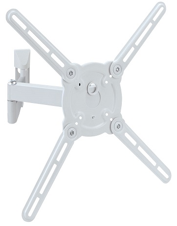 Кронштейн настенный Kromax ATLANTIS-15 Kromax_20222 22-65", макс. 40кг, поворот и наклон, белый