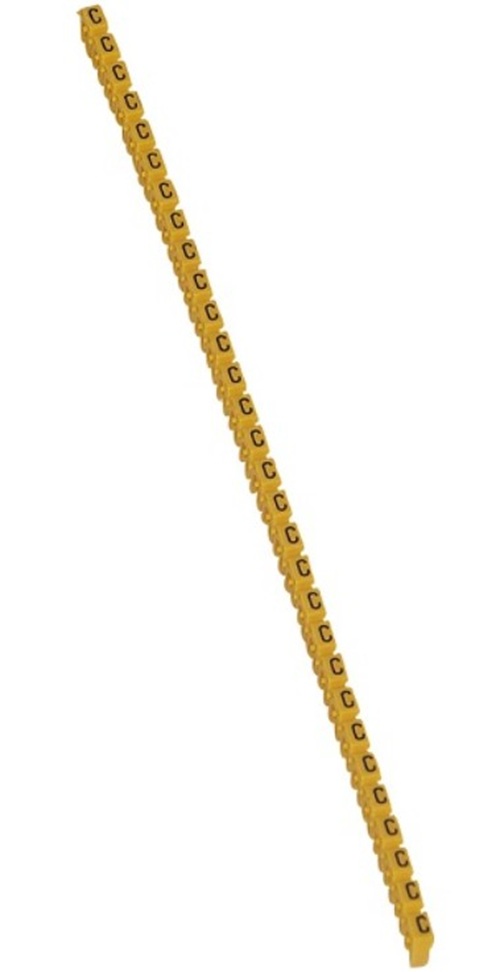 

Маркер на кабель DKC MKCCS1 сечением 0,5-1,5мм символ „C”, "Mark" (уп/200 шт), MKCCS1