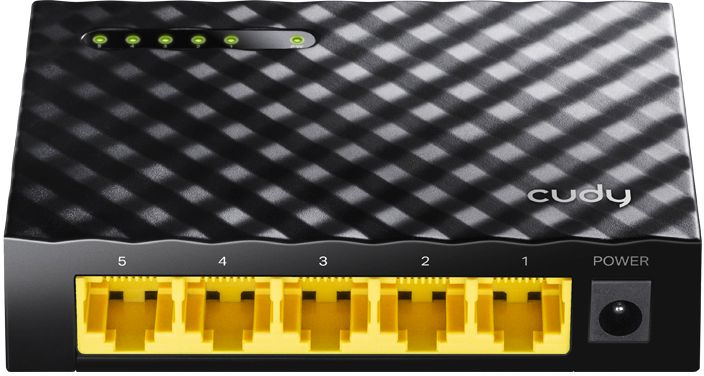 

Коммутатор неуправляемый Cudy GS105D 8-Port Gigabit Desktop, 8 10/100/1000M RJ45 Ports, IGMP Snooping, Loop Detection/Prevention, 802.1p/DSCP QoS, Des, GS105D