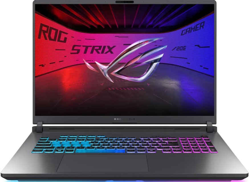 

Ноутбук ASUS ROG Strix G18 G815LR-S9085 90NR0LT1-M00390 U9-275HX/32GB/1TB SSD/GeForce RTX5070Ti 12GB/18" IPS WQXGA/WiFi/BT/Cam/noOS/grey, ROG Strix G18 G815LR-S9085