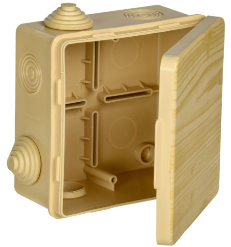 Изображение товара Коробка распределительная IEK UKO31-100-100-050-K34-54 пластиковая с 8 вводами