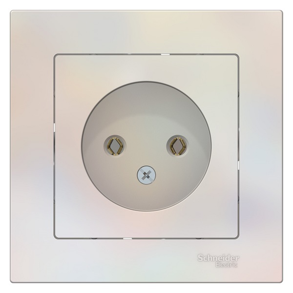 

Розетка Schneider Electric ATN000440 AtlasDesign, без заземления, 16А, в сборе, жемчуг, ATN000440
