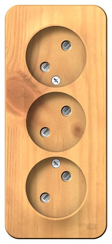 Изображение товара Розетка Systeme Electric Blanca IP20 с защитными шторками для накладного монтажа