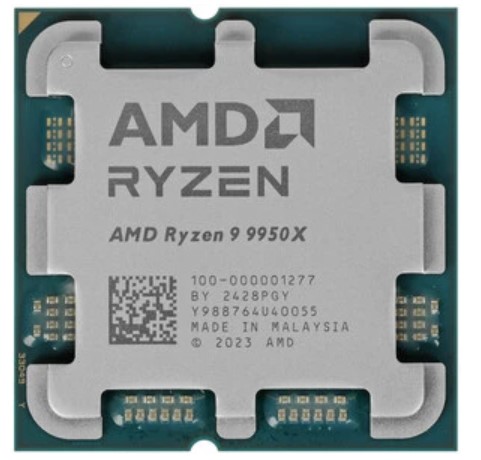 

Процессор AMD Ryzen 9 9950X 100-000001277 Zen 5 16C/32T 4.3-5.7GHz (AM5, L3 64MB, 4nm, 170W TDP) OEM, Ryzen 9 9950X