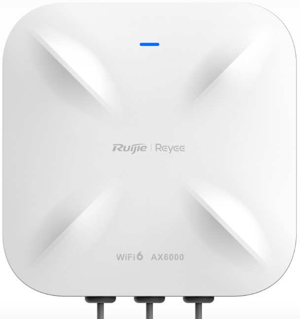 

Точка доступа RUIJIE NETWORKS RG-RAP6260(H) уличная Wi-Fi 6, 5952 Мбит/с, 802.11ax, 4×4 MIMO, 1 порт 2.5GE + 1 SFP, питание PoE++ 802.3bt или 48V/1A D, RG-RAP6260(H)