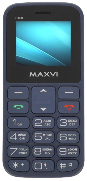 

Мобильный телефон MAXVI B100i 4620039119304, B100i