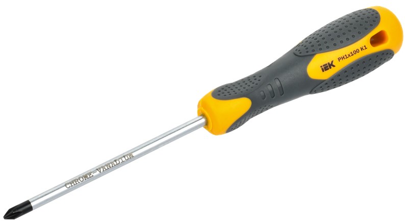 

Отвертка IEK ARMA2L 3 A2L3-SC10-K1-PH-10-100 PH1х100 K1, ARMA2L 3