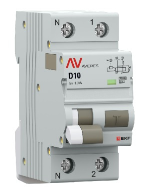 фото Автомат дифференциальный EKF rcbo10-1pn-10D-30-a-av в Красноярске