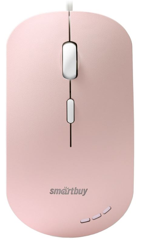 

Мышь SmartBuy 288 проводная, бесшумная, с подсветкой, розовая (1/40), 288