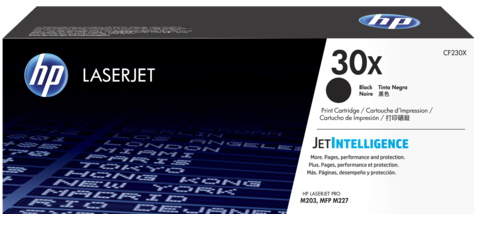 

Картридж HP 30X CF230X черный для HP LJ Pro M203, M227 (3500стр.), 30X