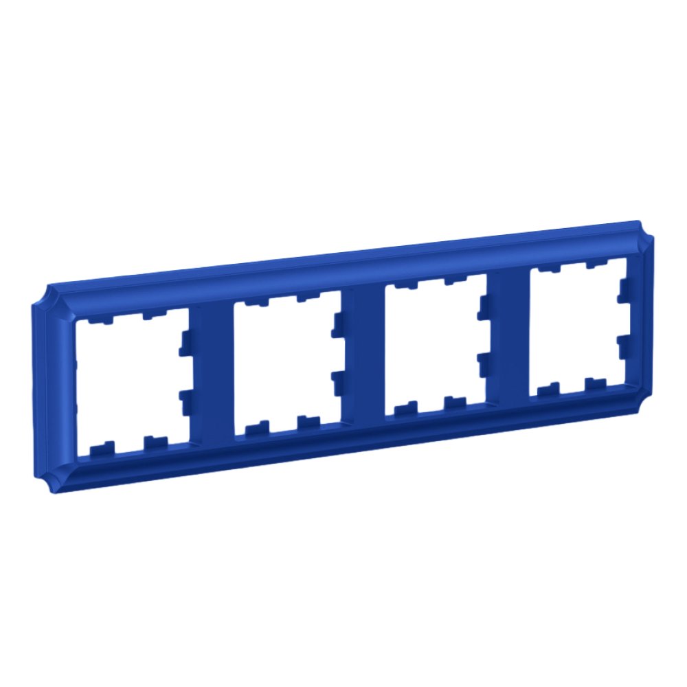 

Рамка четверная Systeme Electric ATN101104 AtlasDesign ANTIQUE универсальная, Аквамарин, ATN101104