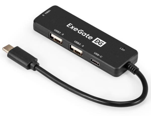 Изображение товара Концентратор Exegate DUB-211C USB для нескольких устройств